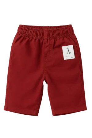 Cotton Short Maroon